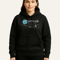 Artemis 1 Route Map SLS Rocket Launch Mission To The Moon Hoodie