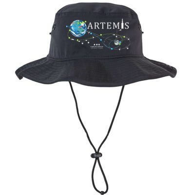 Artemis 1 Route Map SLS Rocket Launch Mission To The Moon Bucket Hat