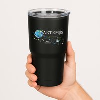 Artemis 1 Route Map SLS Rocket Launch Mission To The Moon Tumbler