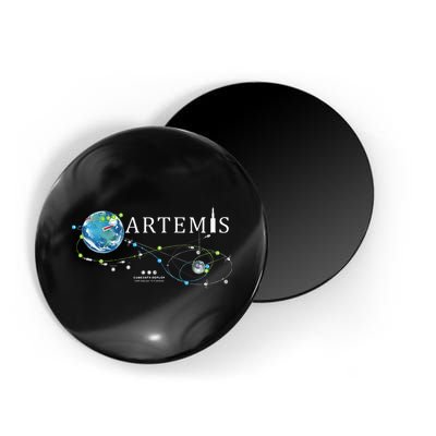 Artemis 1 Route Map SLS Rocket Launch Mission To The Moon Magnet
