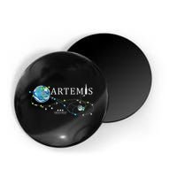 Artemis 1 Route Map SLS Rocket Launch Mission To The Moon Magnet