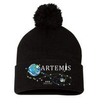 Artemis 1 Route Map SLS Rocket Launch Mission To The Moon Pom Pom 12in Knit Beanie