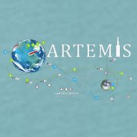 Artemis 1 Route Map SLS Rocket Launch Mission To The Moon Sueded Cloud Jersey T-Shirt