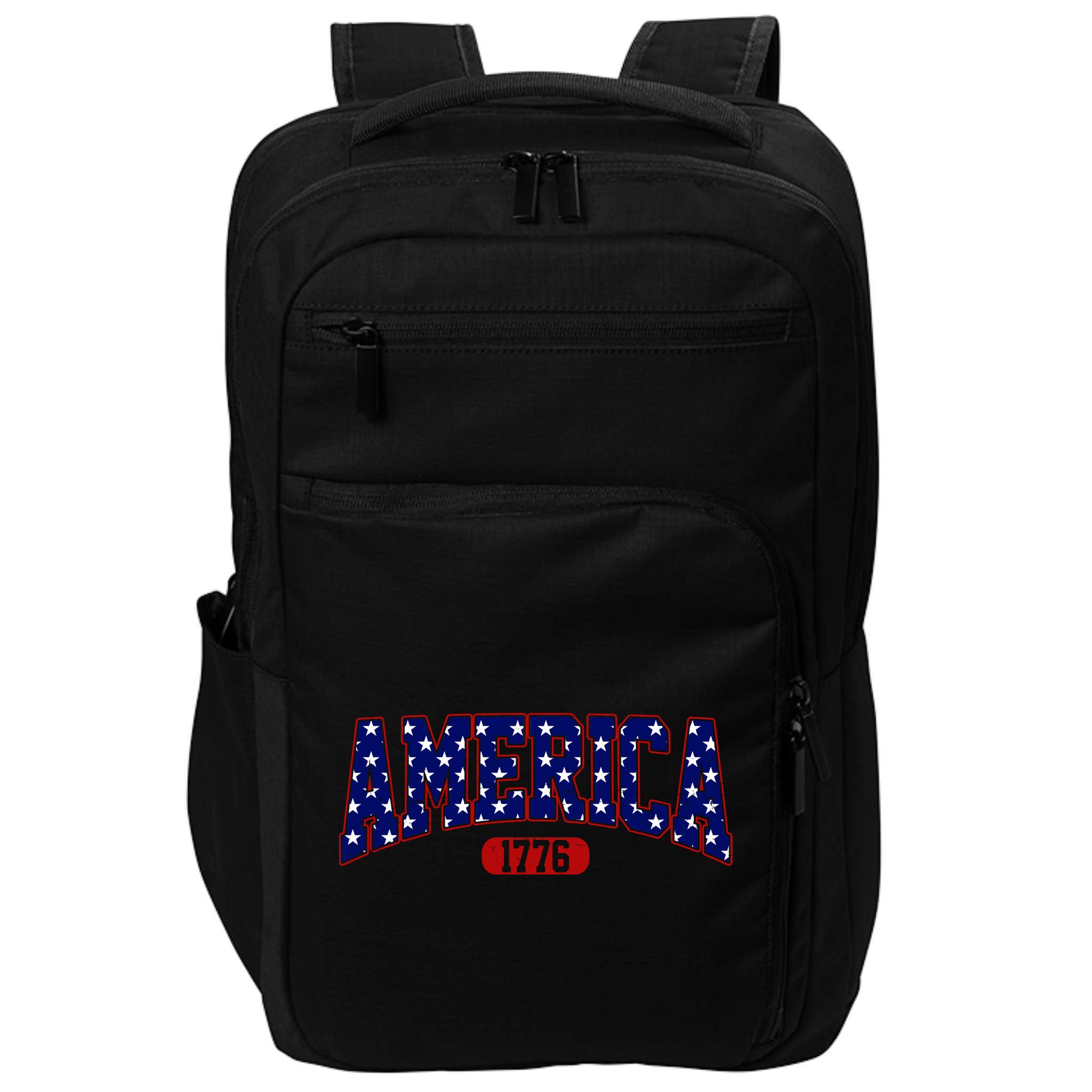 America 1776 Retro 4th Of July Independence Day  Impact Tech Backpack