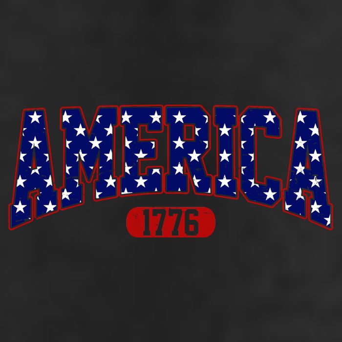 America 1776 Retro 4th Of July Independence Day  25L Jumbo Tote