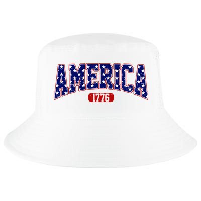America 1776 Retro 4th Of July Independence Day  Cool Comfort Performance Bucket Hat