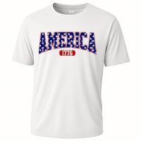 America 1776 Retro 4th Of July Independence Day  Performance Shirt