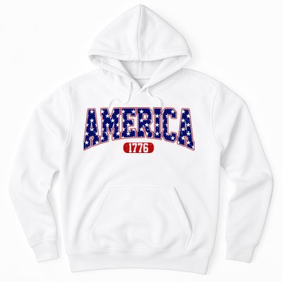America 1776 Retro 4th Of July Independence Day  Hoodie