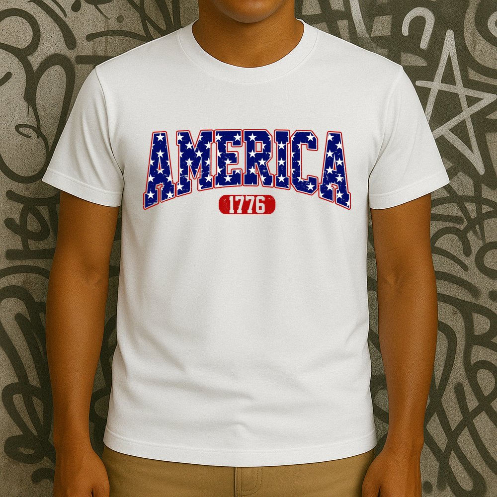 America 1776 Retro 4th Of July Independence Day  T-Shirt