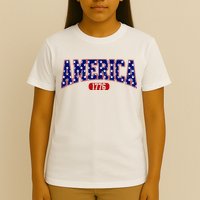 America 1776 Retro 4th Of July Independence Day  T-Shirt