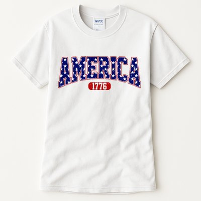 America 1776 Retro 4th Of July Independence Day  Tall T-Shirt
