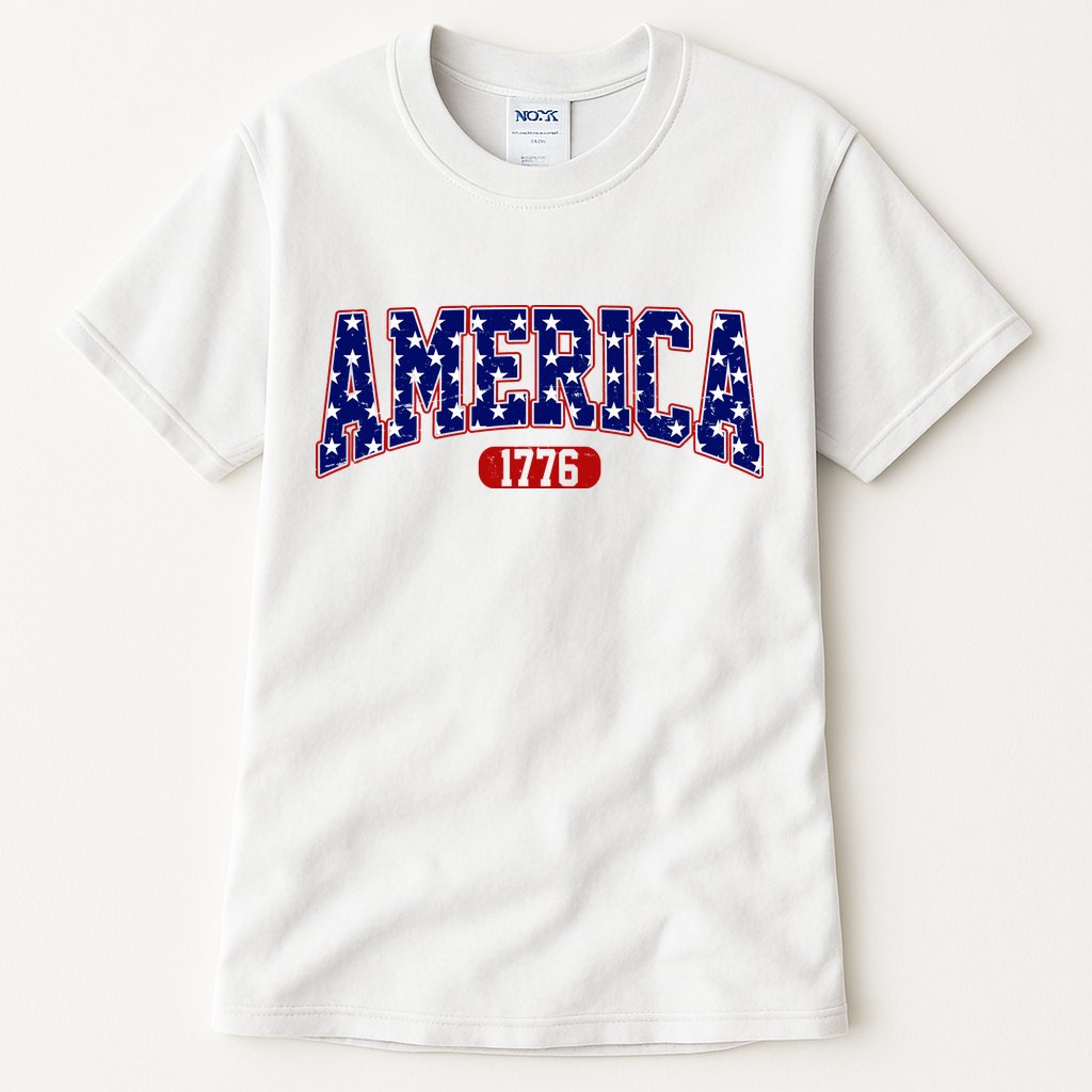 America 1776 Retro 4th Of July Independence Day  Tall T-Shirt