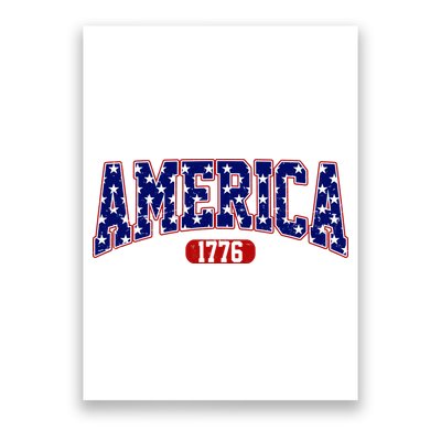 America 1776 Retro 4th Of July Independence Day  Poster