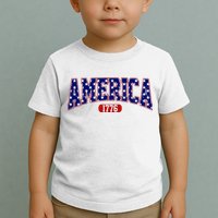 America 1776 Retro 4th Of July Independence Day  Toddler T-Shirt