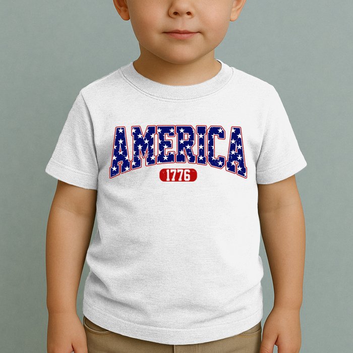 America 1776 Retro 4th Of July Independence Day  Toddler T-Shirt