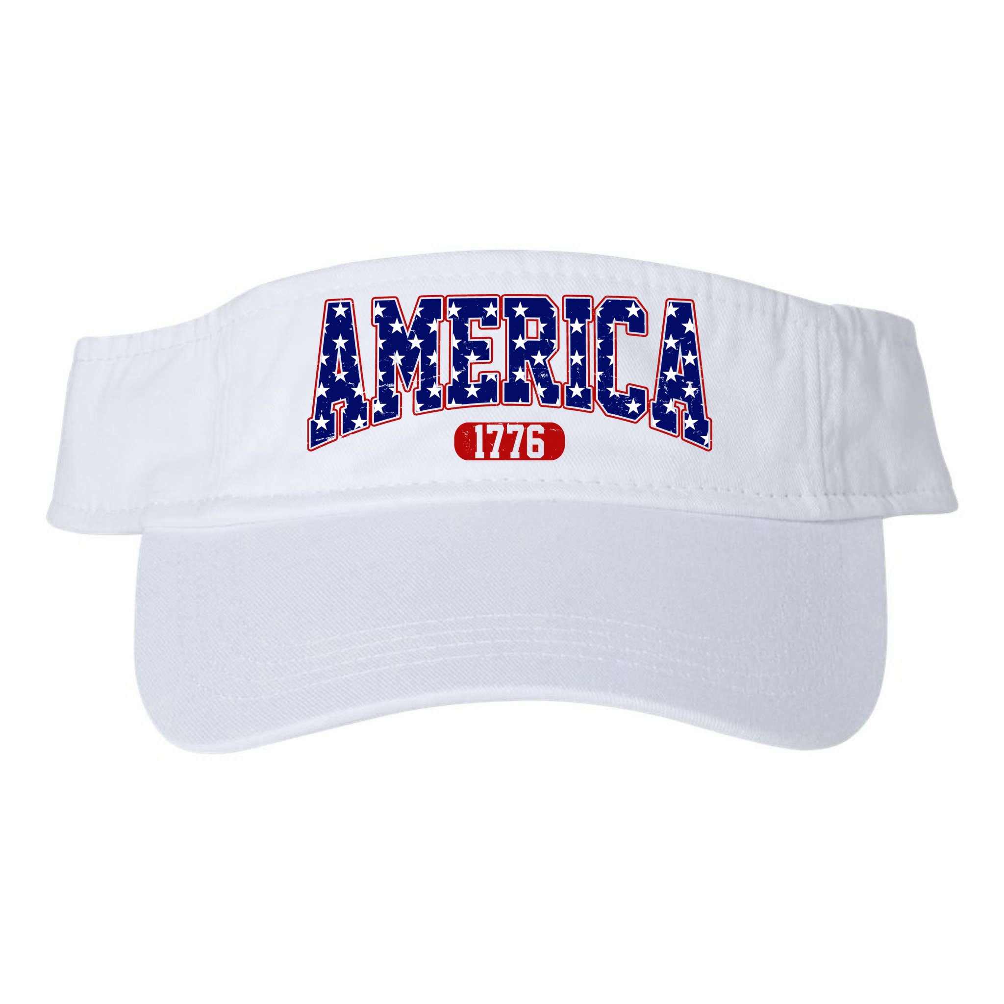 America 1776 Retro 4th Of July Independence Day  Visor