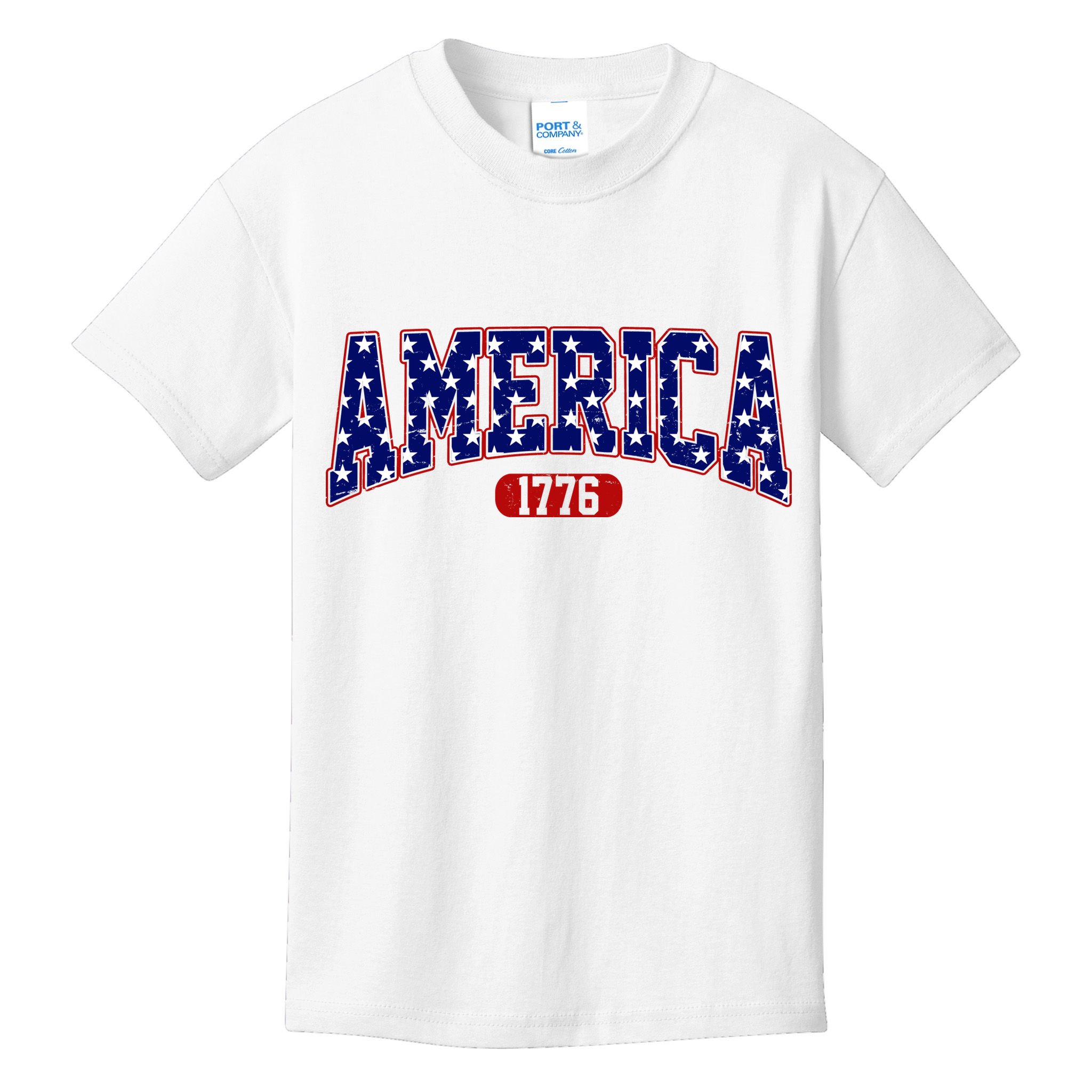 America 1776 Retro 4th Of July Independence Day  Kids T-Shirt