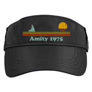 Amity 1975 Sunset Retro Sailboat Sunrise Summer Adult Drive Performance Visor