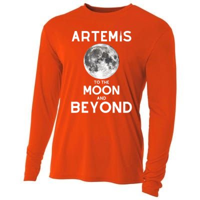 Artemis 1 SLS Rocket Launch Mission To The Moon And Beyond Cooling Performance Long Sleeve Crew