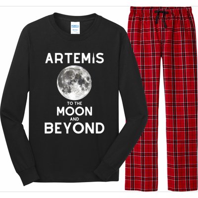 Artemis 1 SLS Rocket Launch Mission To The Moon And Beyond Long Sleeve Pajama Set