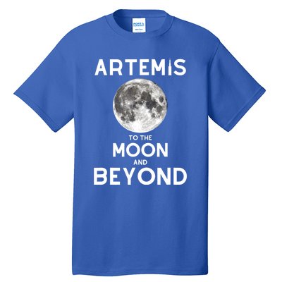 Artemis 1 SLS Rocket Launch Mission To The Moon And Beyond Tall T-Shirt