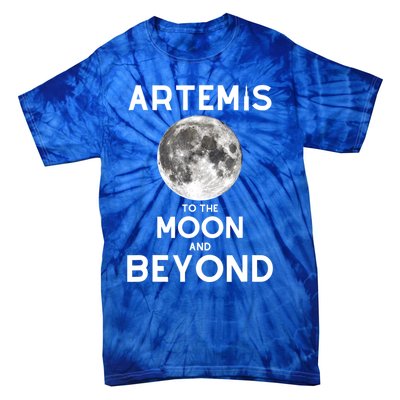 Artemis 1 SLS Rocket Launch Mission To The Moon And Beyond Tie-Dye T-Shirt