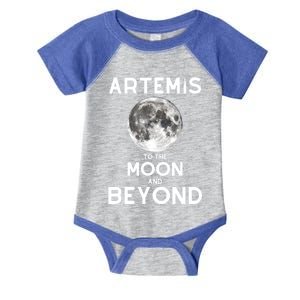 Artemis 1 SLS Rocket Launch Mission To The Moon And Beyond Infant Baby Jersey Bodysuit