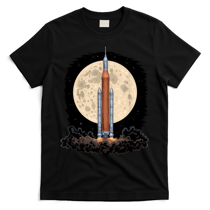 Artemis 1 SLS Rocket Launch Mission To The Moon And Beyond T-Shirt