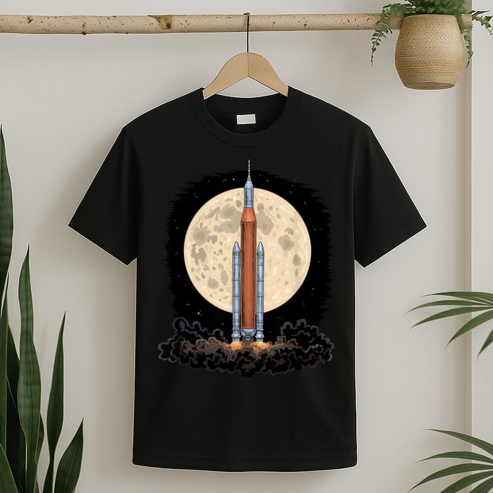 Artemis 1 SLS Rocket Launch Mission To The Moon And Beyond T-Shirt