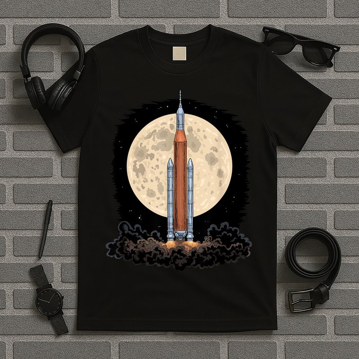 Artemis 1 SLS Rocket Launch Mission To The Moon And Beyond T-Shirt