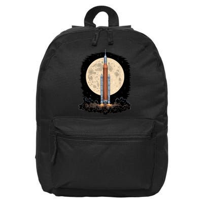 Artemis 1 SLS Rocket Launch Mission To The Moon And Beyond 16 in Basic Backpack