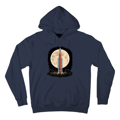 Artemis 1 SLS Rocket Launch Mission To The Moon And Beyond Hoodie