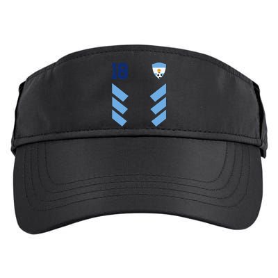 Argentina 10 Soccer Jersey Argentina Football Fan Soccer Adult Drive Performance Visor