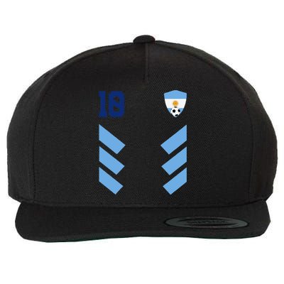 Argentina 10 Soccer Jersey Argentina Football Fan Soccer Wool Snapback Cap