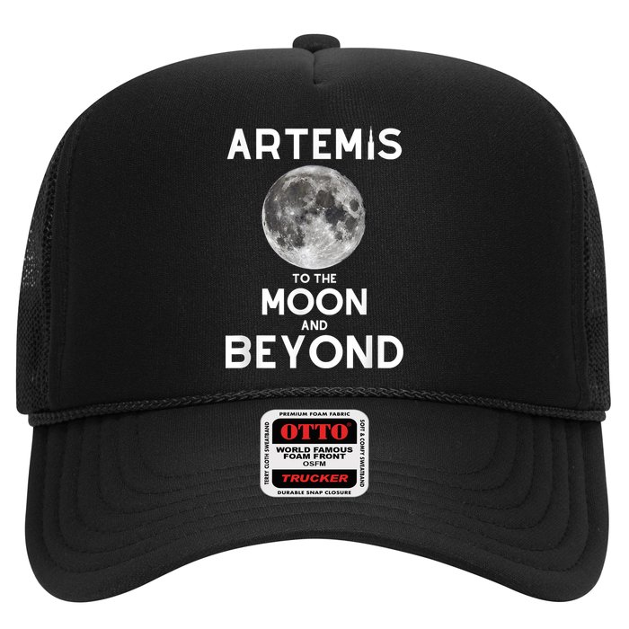 Artemis 1 SLS Rocket Launch Mission To The Moon And Beyond Trucker Hat
