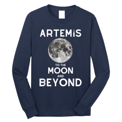 Artemis 1 SLS Rocket Launch Mission To The Moon And Beyond Long Sleeve Shirt