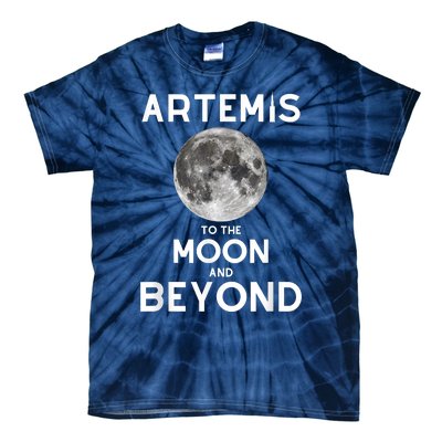 Artemis 1 SLS Rocket Launch Mission To The Moon And Beyond Tie-Dye T-Shirt