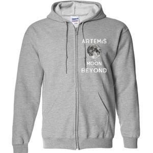 Artemis 1 SLS Rocket Launch Mission To The Moon And Beyond Full Zip Hoodie