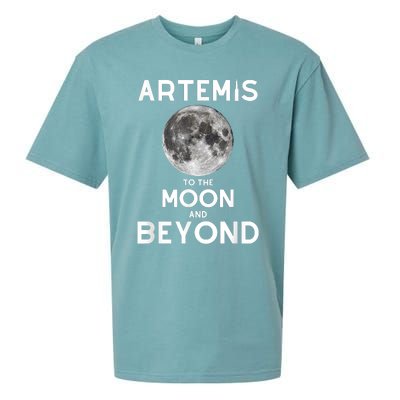 Artemis 1 SLS Rocket Launch Mission To The Moon And Beyond Sueded Cloud Jersey T-Shirt