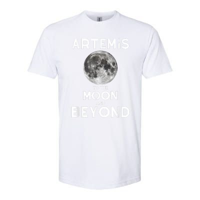 Artemis 1 SLS Rocket Launch Mission To The Moon And Beyond Softstyle CVC T-Shirt