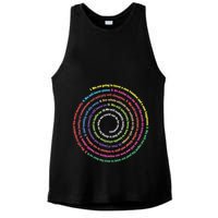 Aa 12 Step Recovery Definition Of Insanity Ladies PosiCharge Tri-Blend Wicking Tank