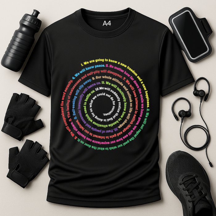 Aa 12 Step Recovery Definition Of Insanity Performance Shirt