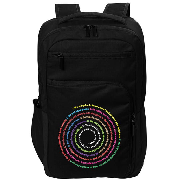 Aa 12 Step Recovery Definition Of Insanity Impact Tech Backpack