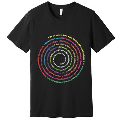Aa 12 Step Recovery Definition Of Insanity Premium T-Shirt