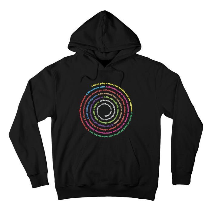Aa 12 Step Recovery Definition Of Insanity Tall Hoodie