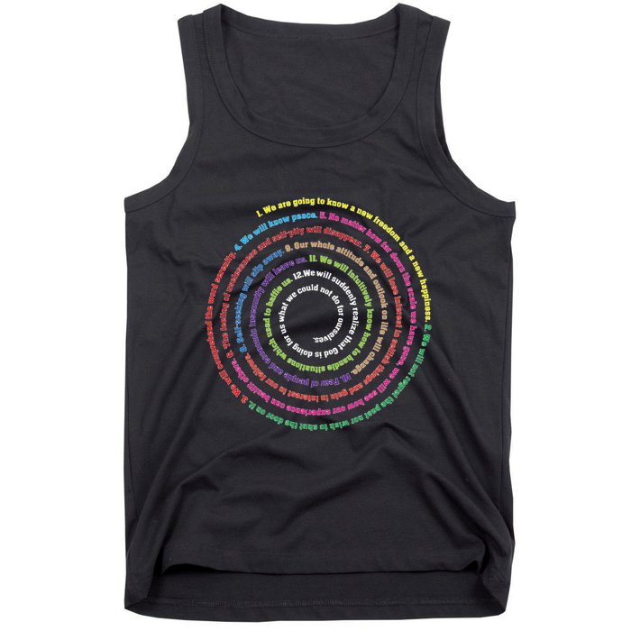 Aa 12 Step Recovery Definition Of Insanity Tank Top