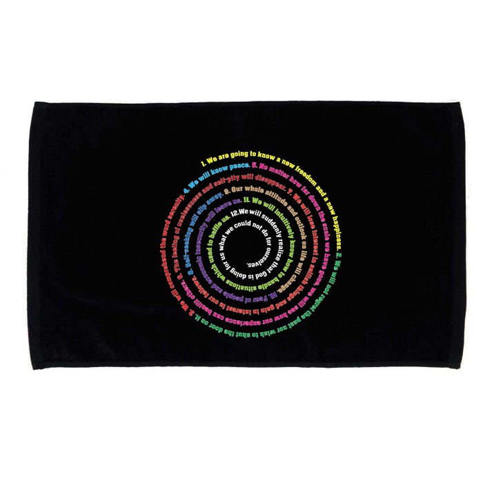 Aa 12 Step Recovery Definition Of Insanity Microfiber Hand Towel