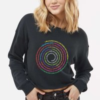 Aa 12 Step Recovery Definition Of Insanity Cropped Pullover Crew