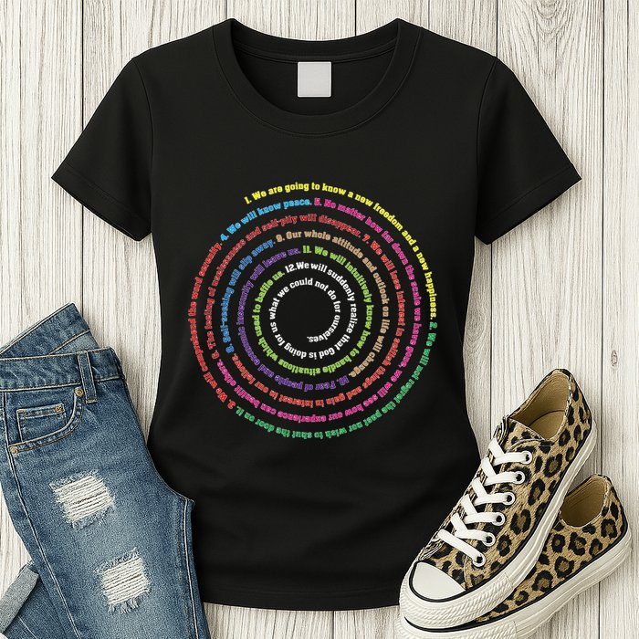 Aa 12 Step Recovery Definition Of Insanity Womens T-Shirt