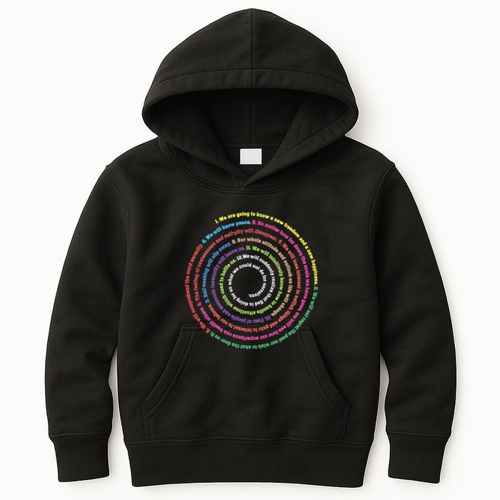Aa 12 Step Recovery Definition Of Insanity Kids Hoodie